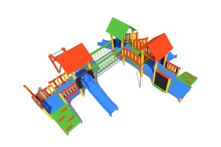 Certyfikowany plac zabaw K31 – bezpieczny zestaw zabawowy zgodny z normą PN-EN 1176 | Ogrodeco