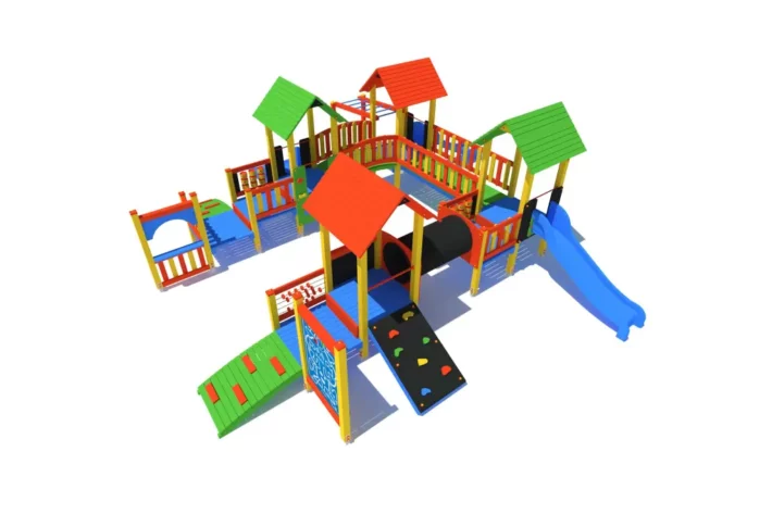 Certyfikowany plac zabaw K33-1 – bezpieczny zestaw zabawowy zgodny z PN-EN 1176 | Ogrodeco