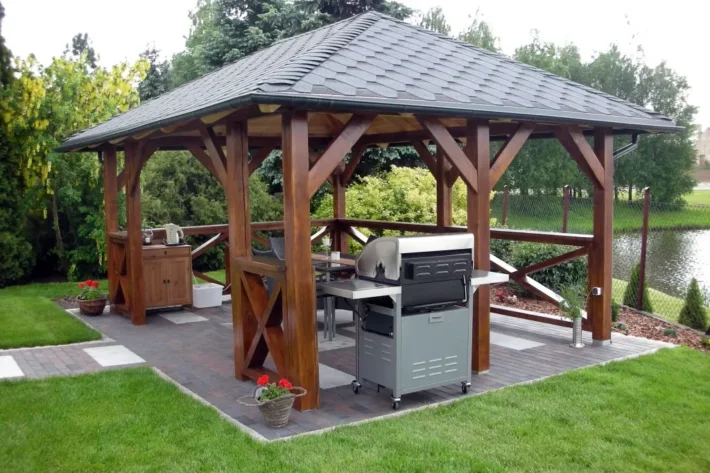 Altana ogrodowa A7 – drewniana altana do ogrodu | Ogrodeco