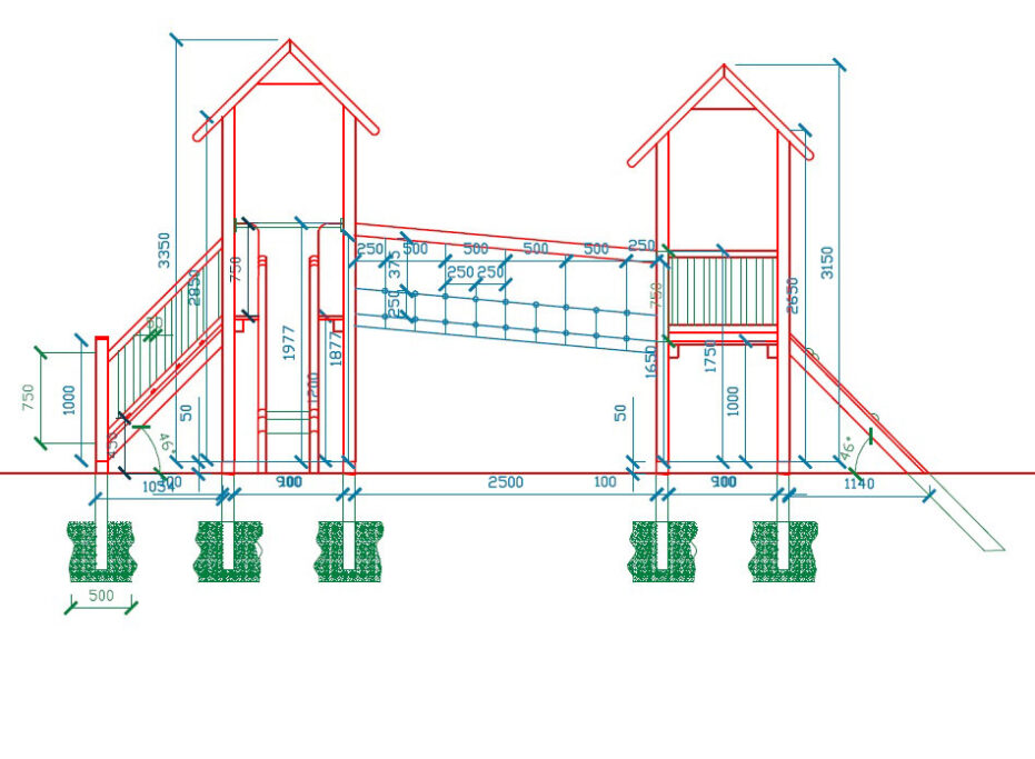 ogrodeco, certyfikowane place zabaw, normy, szkic